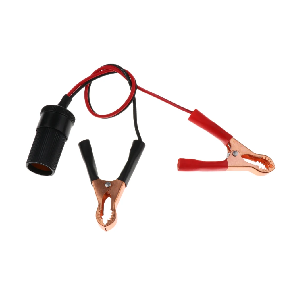 

Car 50A Battery Copper Alligator Crocodile Clip Lighter Socket