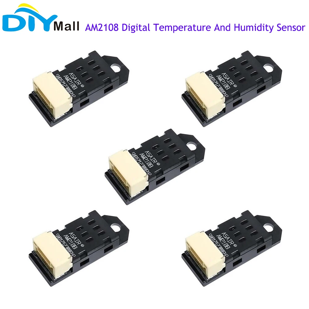 

5pcs AM2108 Digital Temperature And Humidity Sensor I2C Digital Signal Output Module Upgrade Version For Arduino