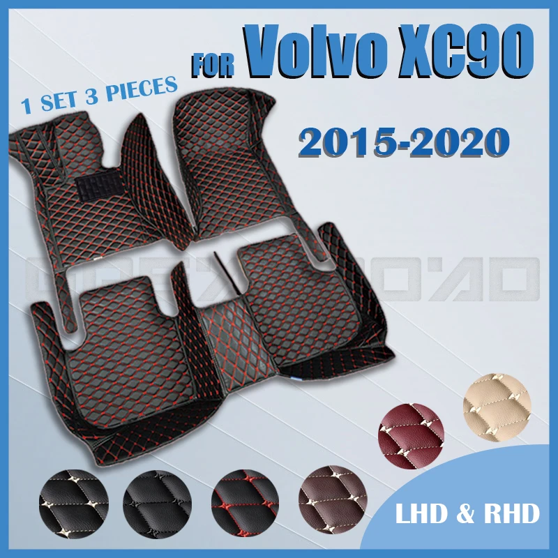 

Car floor mats for VOLVO XC90 (FIVE SEAT) 2015 2016 2017 2018 2019 2020 Custom auto foot Pads automobile carpet cover