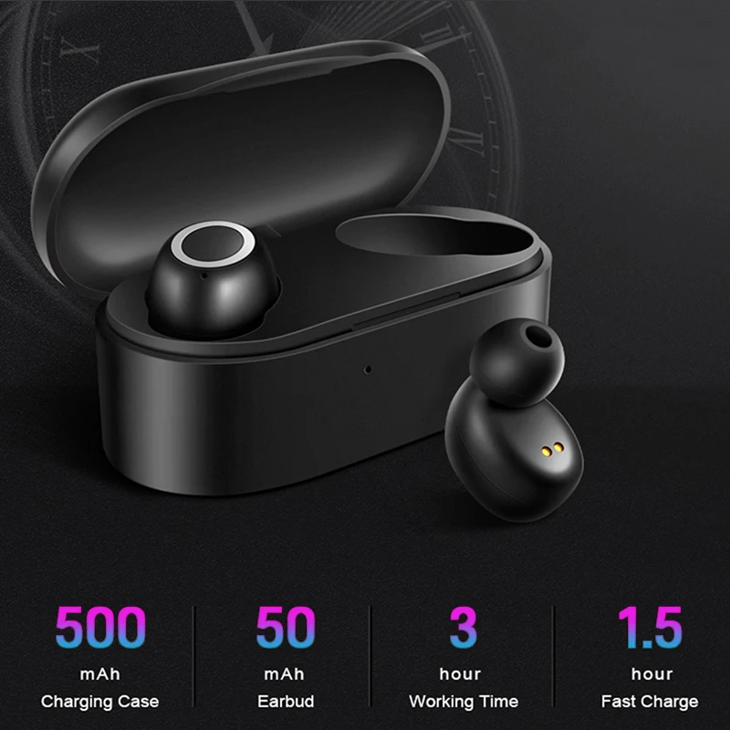 Беспроводная Bluetooth 5 0 гарнитура Мини беседа невидимая Музыкальная универсальная