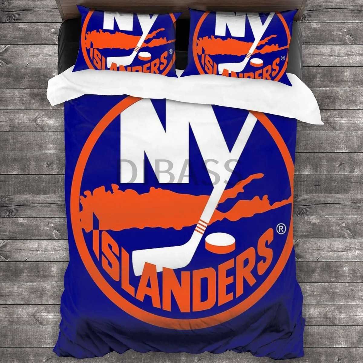 

Islanders-New Merch Comforter Set with 2 Pillowcases，Soft Microfiber Bedding Set Duvet Cover