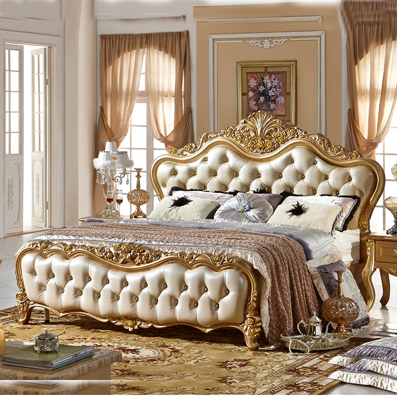 Хорошее качество Лучшая цена прочная классическая кровать роскошный дизайн
