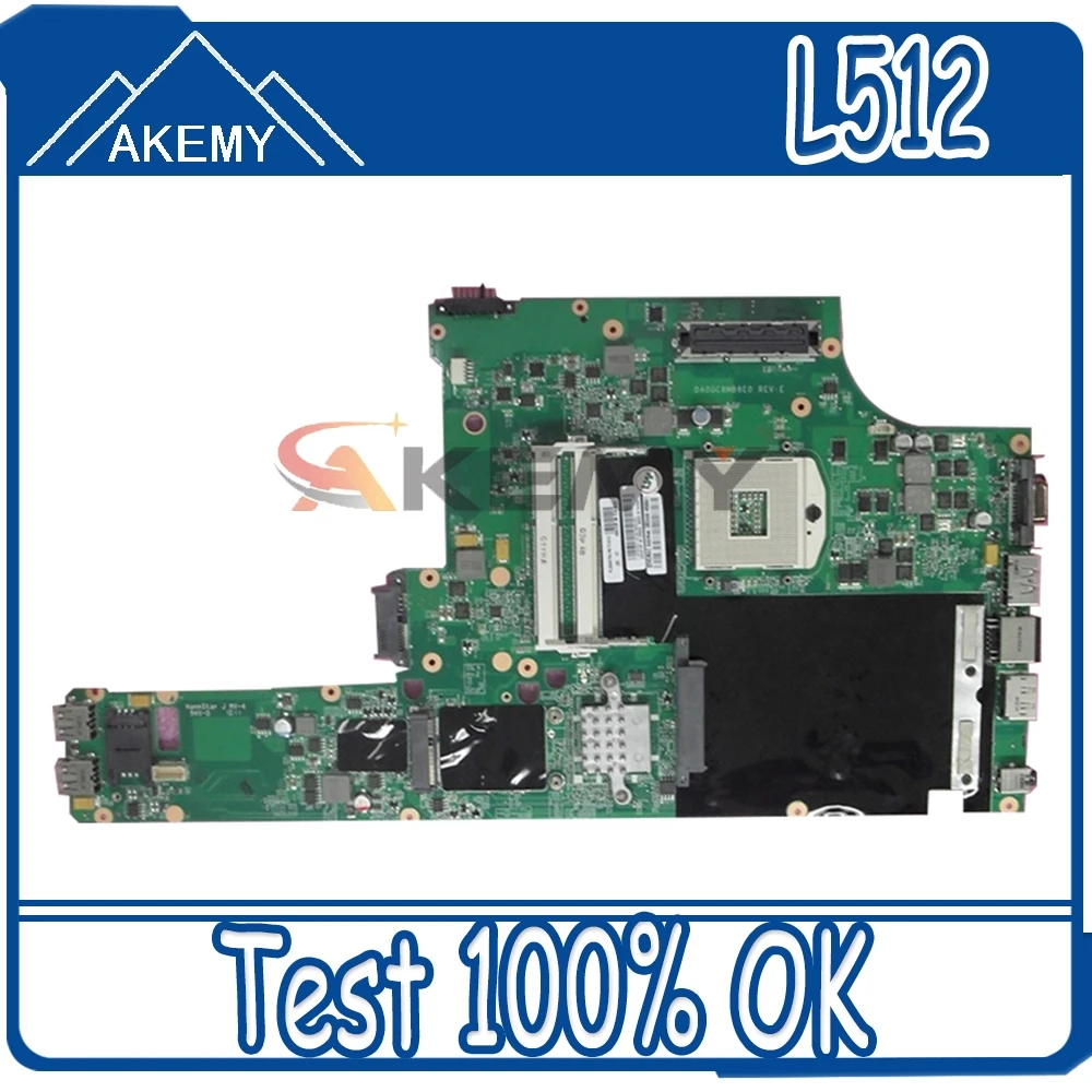 

75Y4010 For Lenovo Thinkpad L512 Laptop motherboard DA0GC8MB8E0 HM55 DDR3 Notebook Mainboard