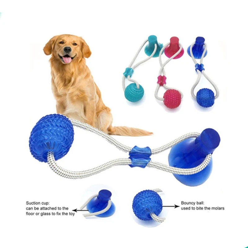 Многофункциональная молярная резиновая игрушка для собак жевательный шарик
