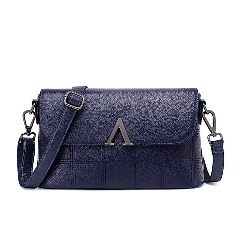 

Lady Bag Summer Cowhide Black European And American Simple Business/Leisure/Travel Fashion Large Capacity Shoulder Bag Leather