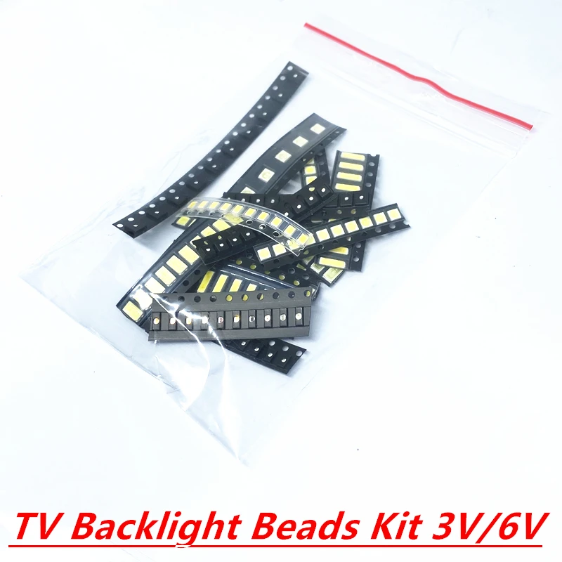 1 Вт/0 5 Вт SMD светодиодный комплект 3 в/6 в 2835/3030/3535/4020/2828/6030/7020/7030/7032 для ТВ подсветки