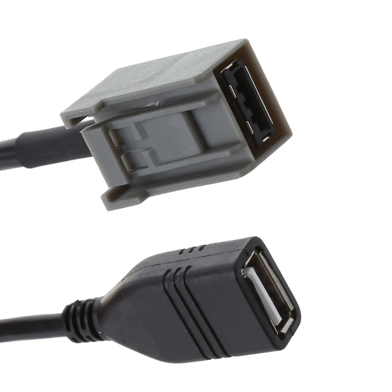 

P82B Car USB Cable Media Music Adapter Extension Wire for honda Mitsubishi 2009