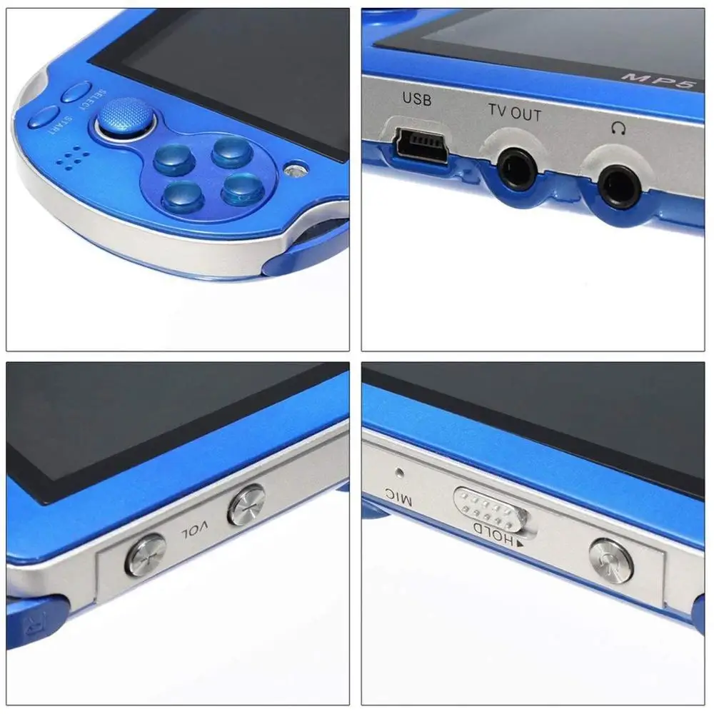 4 3 'ɸ Гб 32 бит Портативный ретро портативный игровой плеер семья AV ТВ Видео
