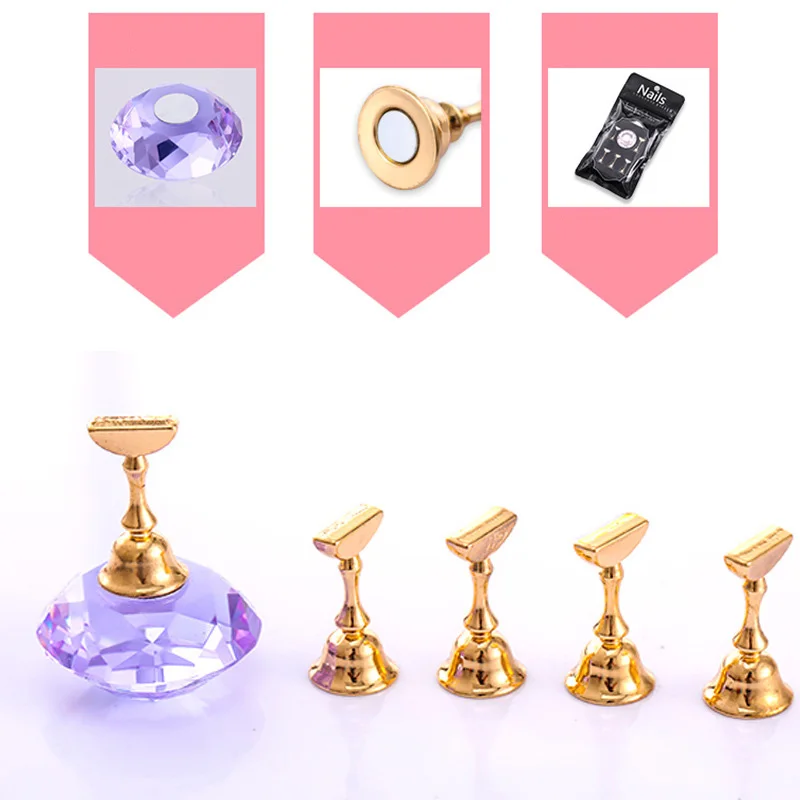 5 шт./компл. полка для дизайна ногтей с кристаллами и бриллиантами подставка