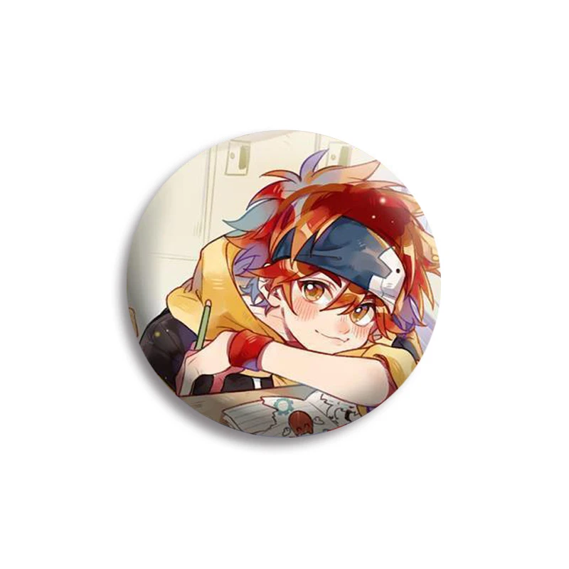 Anime SK8 The Infinity Brooch Reki Langa Miya Cosplay Figure Badges for Jackets Schoolbag Lapel Pins Souvenir Jewelry Wholesale | Украшения