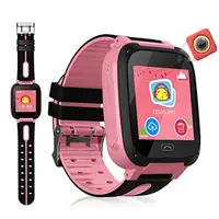 Детские Смарт-часы LBS с GPS-трекером, GPS-трекером, экстренным вызовом, GSM, Смарт-часы с телефоном для Android и IOS
