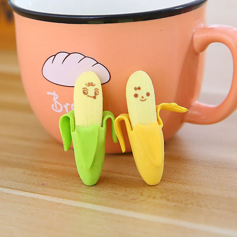 Kup 24 Sztuk Kreatywny Gumka Banan Piśmienne świeże I śliczne Szkolne Cartoon Student Nagroda Dzieci Gumka