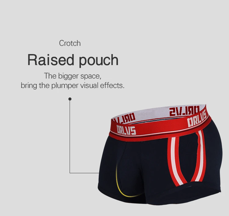 ORLVS Брендовое Мужское нижнее белье мужские сексуальные боксеры cueca masculina дышащие Ropa Interior hombre мужские трусы-боксеры calzoncillo hombre