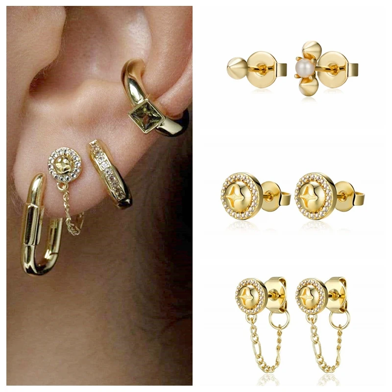 

Женские серьги-гвоздики из серебра 925 пробы с искусственным жемчугом