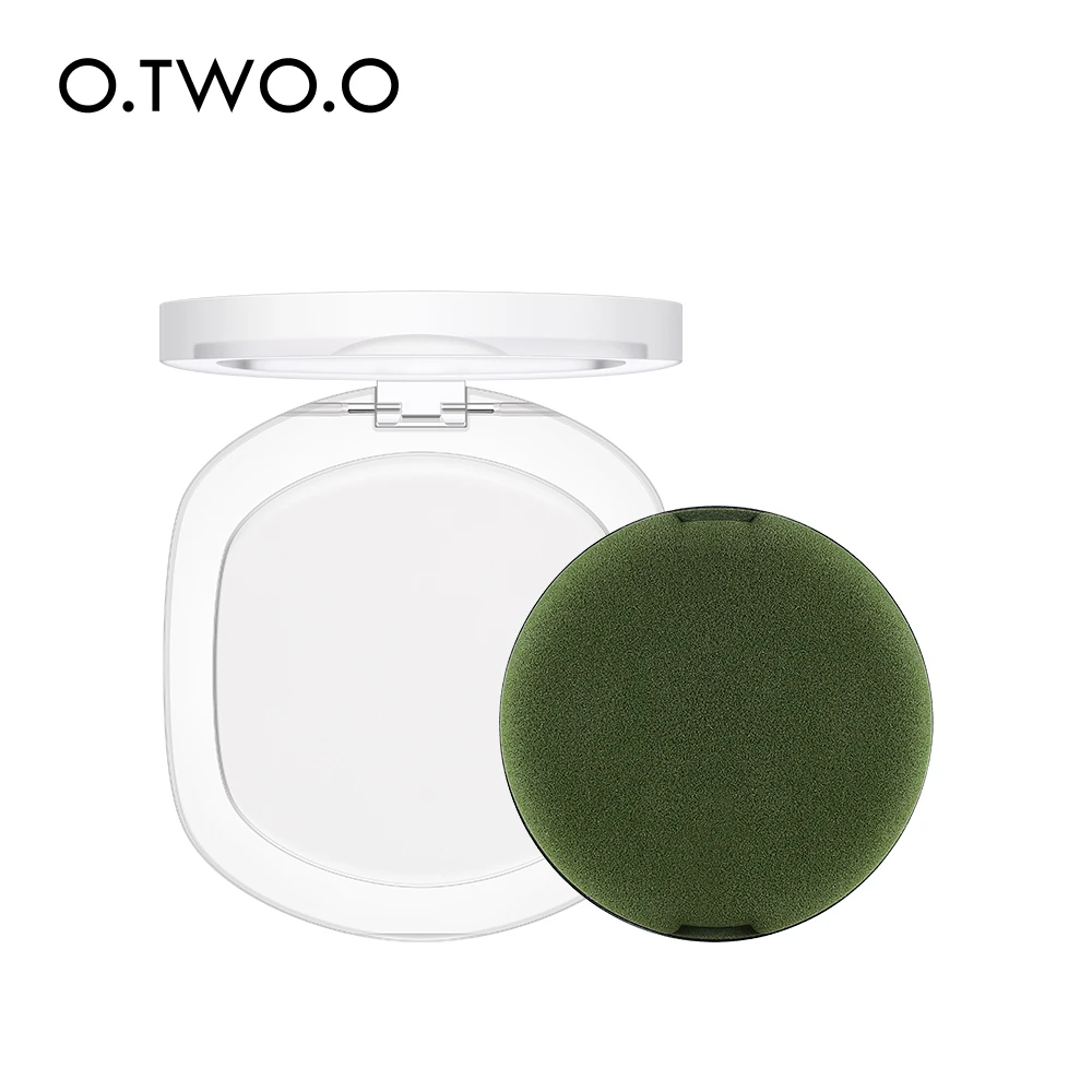 

O.TWO.O Transparent Matte Face Pressed Powder Natural Oil Control Smooth Makeup Powder Compact Women's Cometics Setting Powder