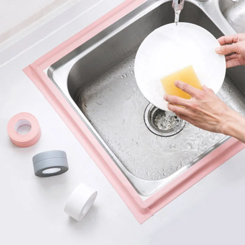 

Bathroom Tape Kitchen waterproof and mildew tape home moisture-proof beautiful seam corner stickers kitchen accessories