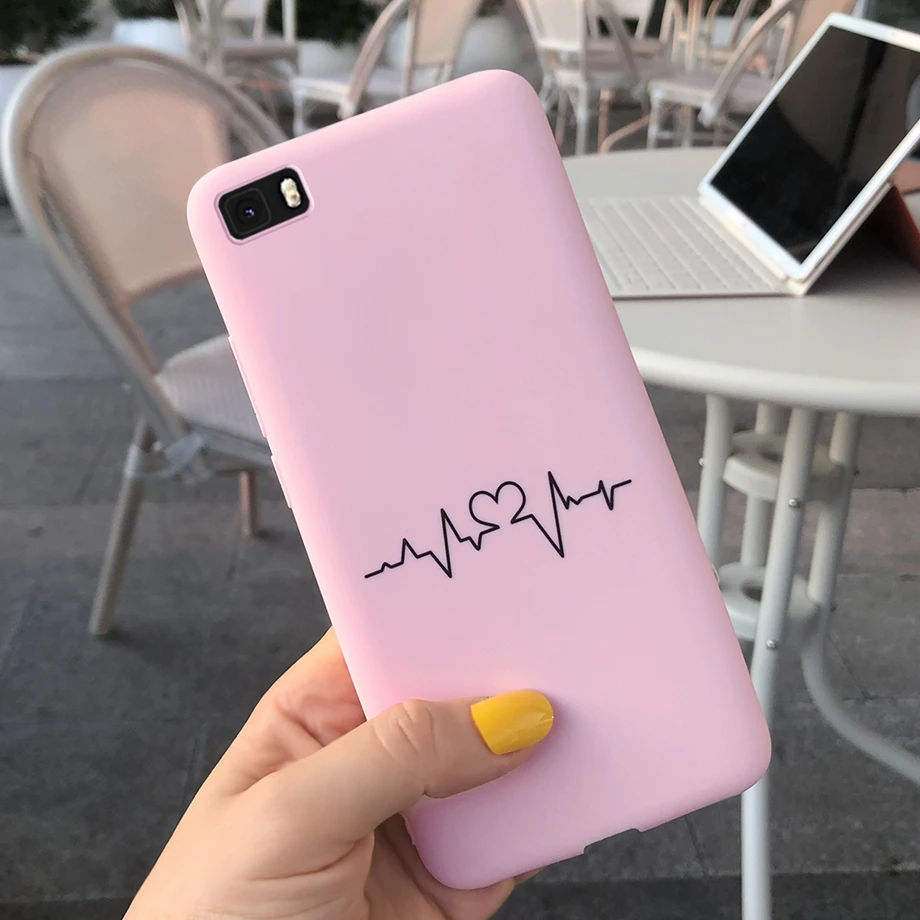 Темно-серый Мягкий чехол для Coque huawei P8 Lite, чехол, силиконовый чехол для Capas huawei P8 P 8 Lite ALE-L21 P8Lite, чехол, чехол - Цвет: Темно-серый