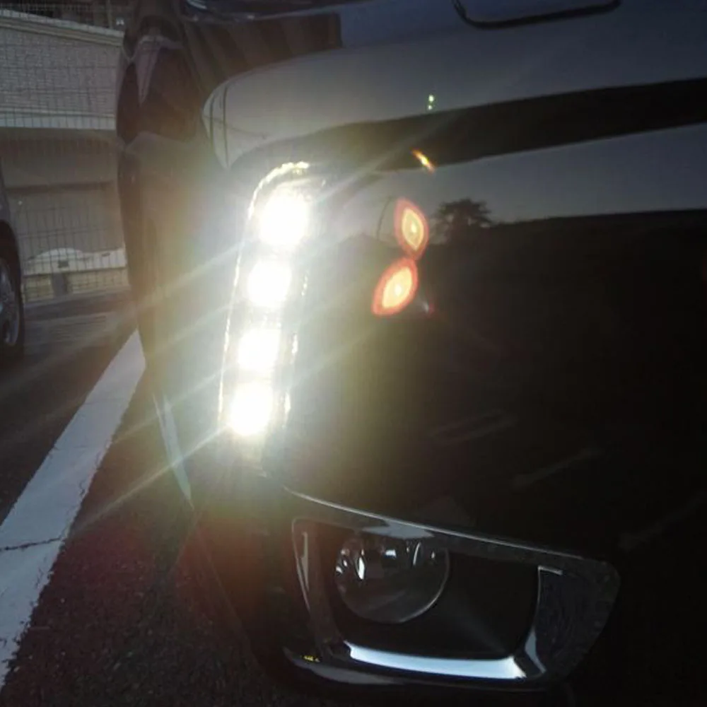 

Smoked Black Lens Switchback Dual Color LED Daytime Running Lights DRL Kit with Turn Signal For Subaru Forester 2013-2018