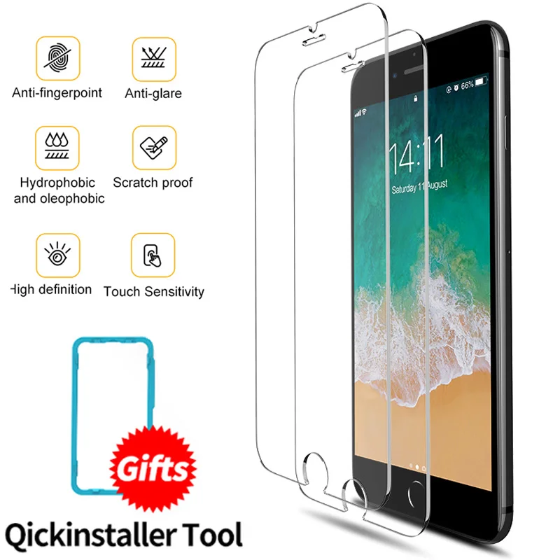 Защитная пленка для экрана SmartDevil 0 33 мм apple iphone 6 6s 7 8 Plus из закаленного стекла 2.5D 9H с