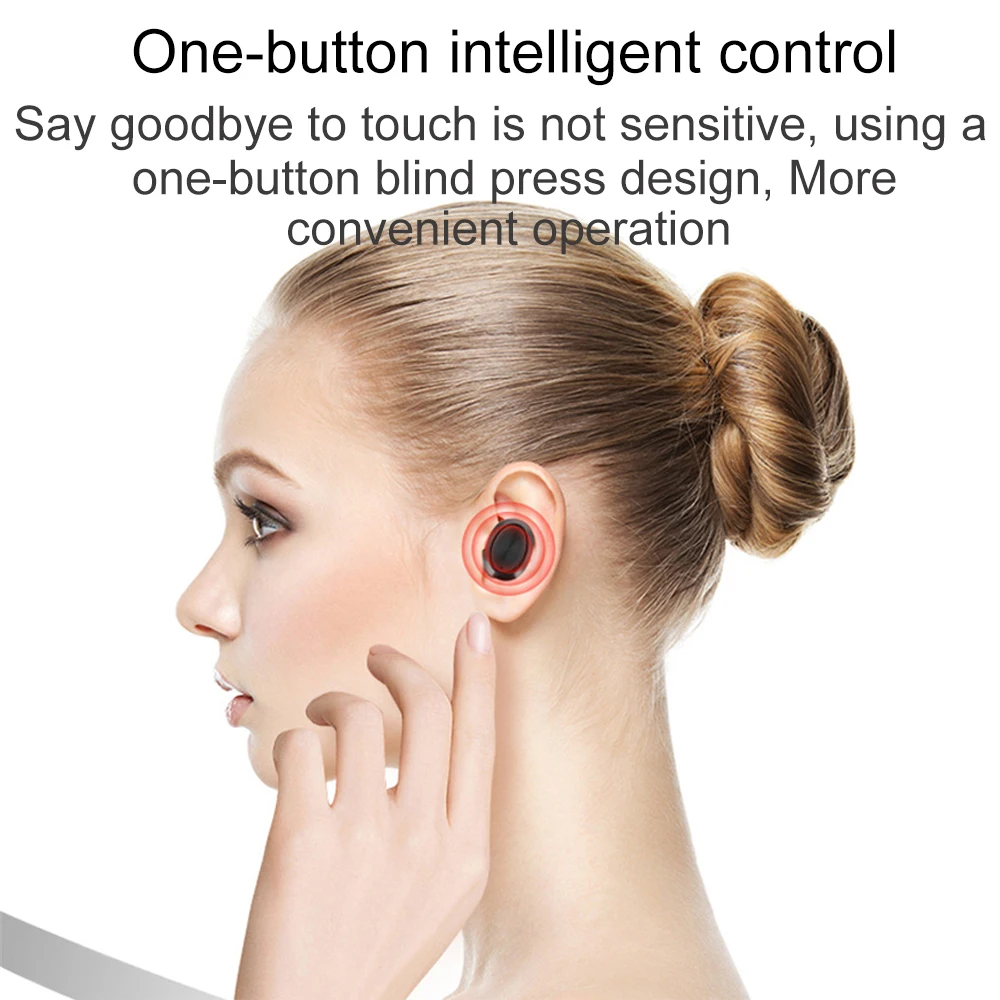 F6 беспроводные наушники-вкладыши TWS Bluetooth 5 0 наушники бинауральные вызова Hi-Fi 8D