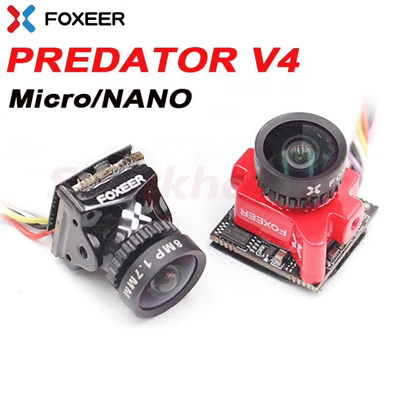 Камера Foxeer Predator V4 Micro4 NANO 1 7 мм 1000TVL PAL/NTSC 4:3/16:9 DC 4 5 20 в|Детали и аксессуары| |