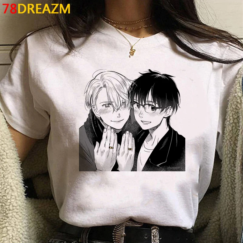 

Yuri on Ice Футболка мужская повседневная 2020 ulzzang топы с принтом kawaii