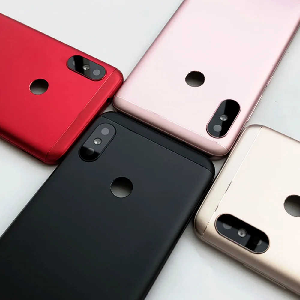 Для Xiaomi mi A2 Lite корпус батарея задняя крышка чехол с кнопкой громкости питания для