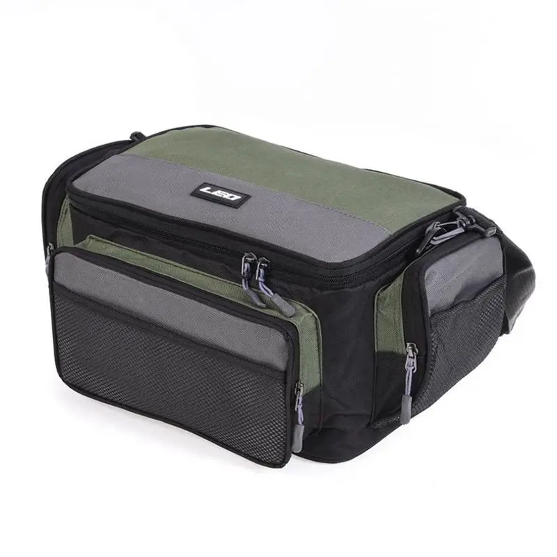 

LEO Multifunctional Waterproof Fishing Bag Oxford Cloth Waist Shoulder Messenger Fishing Tackle Reel Lure Camera Storage Bag