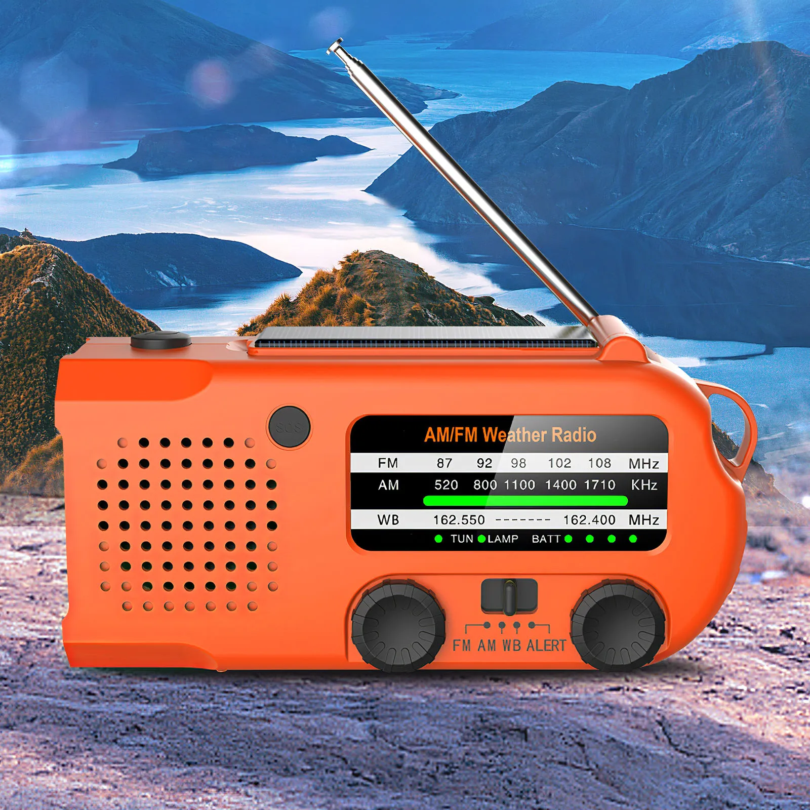 2021 многофункциональное ручное радио на солнечной батарее перезаряжаемое