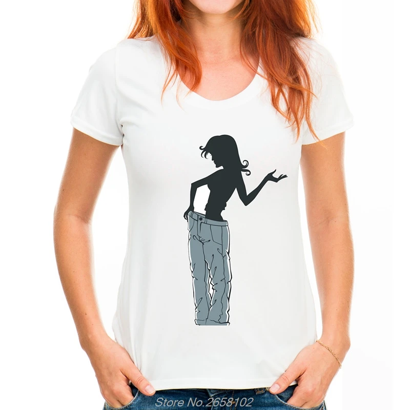 Винтажная модная женская футболка Парижская девушка для покупок топы Camiseta