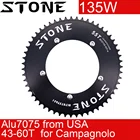 Звезда каменная для CP 135BCD, фиксированная шестерня, трек велосипедный Fixie, круглая 42 46 48 50 52 54 57 58 59 60t, зуб 135 bcd для campagnolo