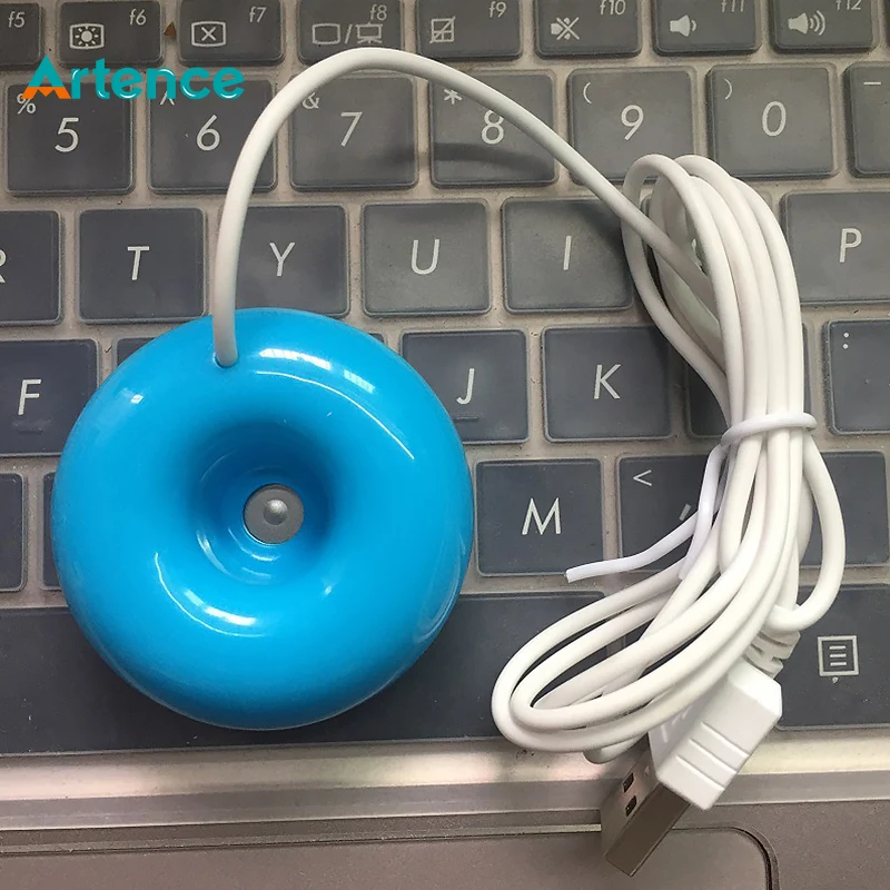 Мини Портативный пончики USB воздухоувлажнитель очиститель Арома диффузор пара