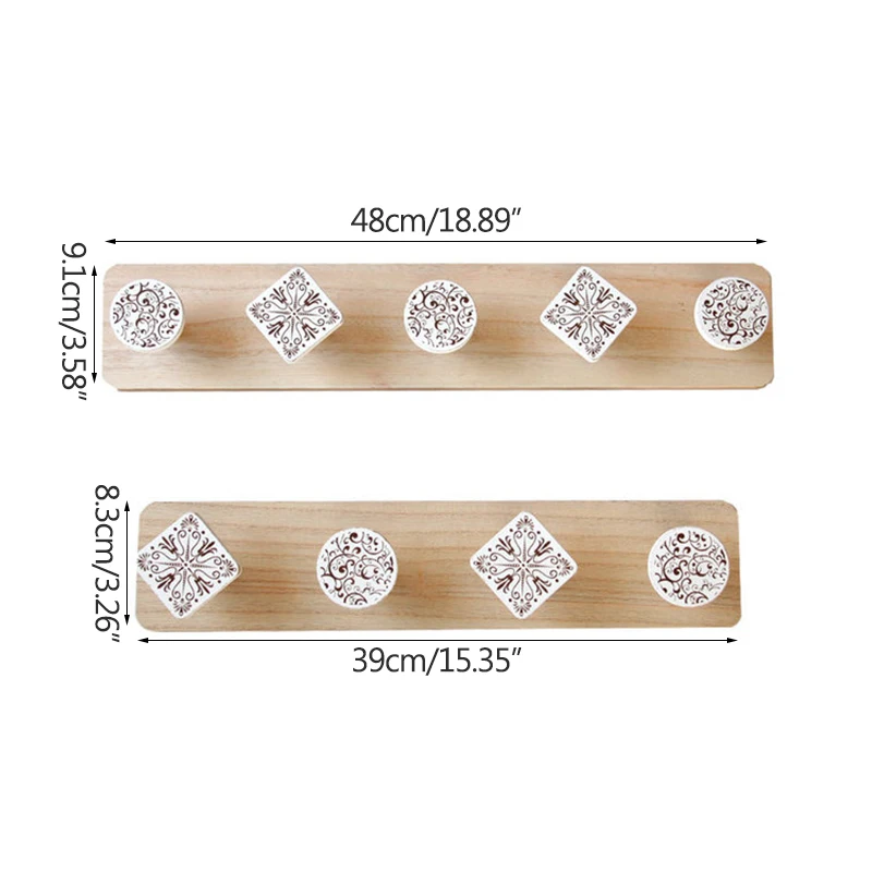 Вешалка для ключей аксессуары домашнего декора креативные деревянные крючки