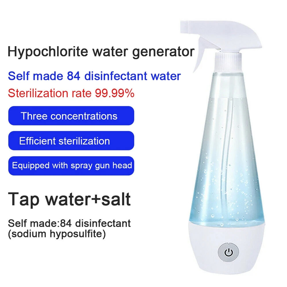 

Емкость для генератора воды дезинфицирующий спрей Hypochlorite, 300 мл