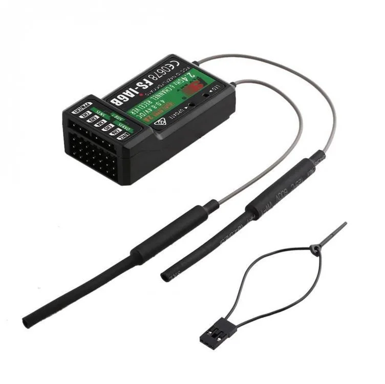 FlySky оригинальный 2 4 ГГц 6CH RC AFHDS FS IA6 IA6B приемник для i6 i10 CT6B T6 i4 передаточный пульт