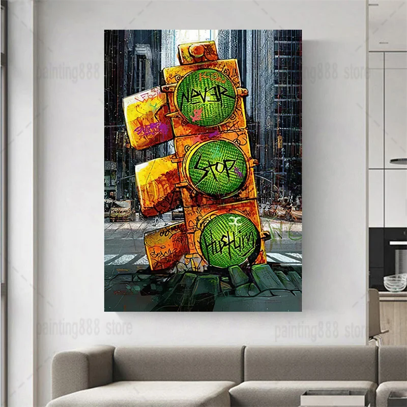 Мотивационные цитаты холст живопись плакаты настенные для гостиной домашние