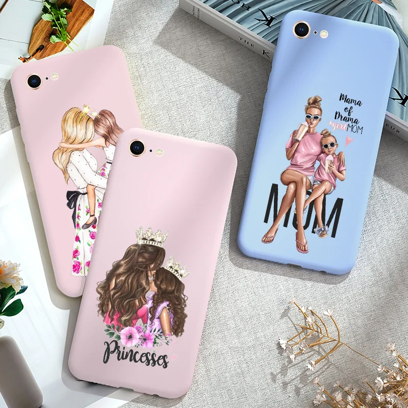 Чехол Super Mom для iPhone 6 6S 7 7S Plus XR X XS Max карамельные Мягкие силиконовые чехлы 11 Pro