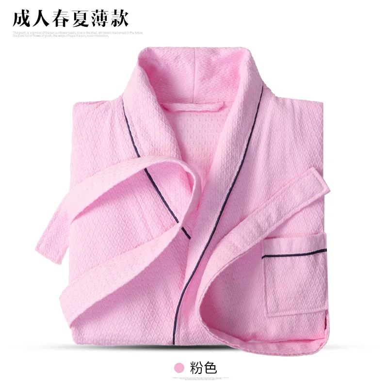 Банный халат из 100% хлопка вафельный для мужчин и женщин | Женская одежда