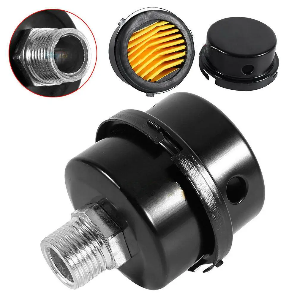 1/2 &quotрезьбовой разъем глушитель фильтра для безмасляного воздушного