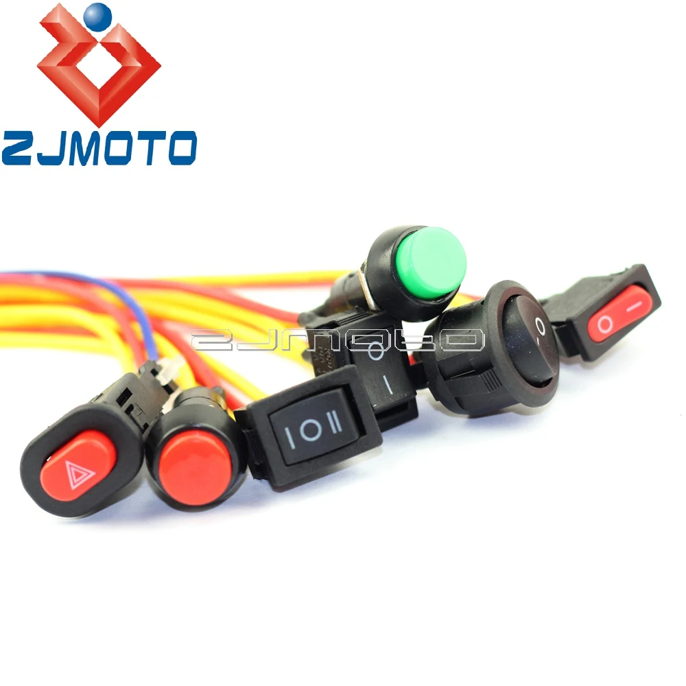 Универсальный переключатель для мотоцикла скутера блокировка кнопка