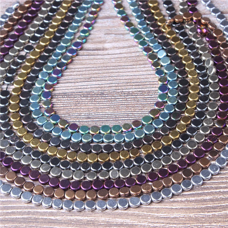 Новый продукт натуральный драгоценный камень гематит квадратные круглые бусины