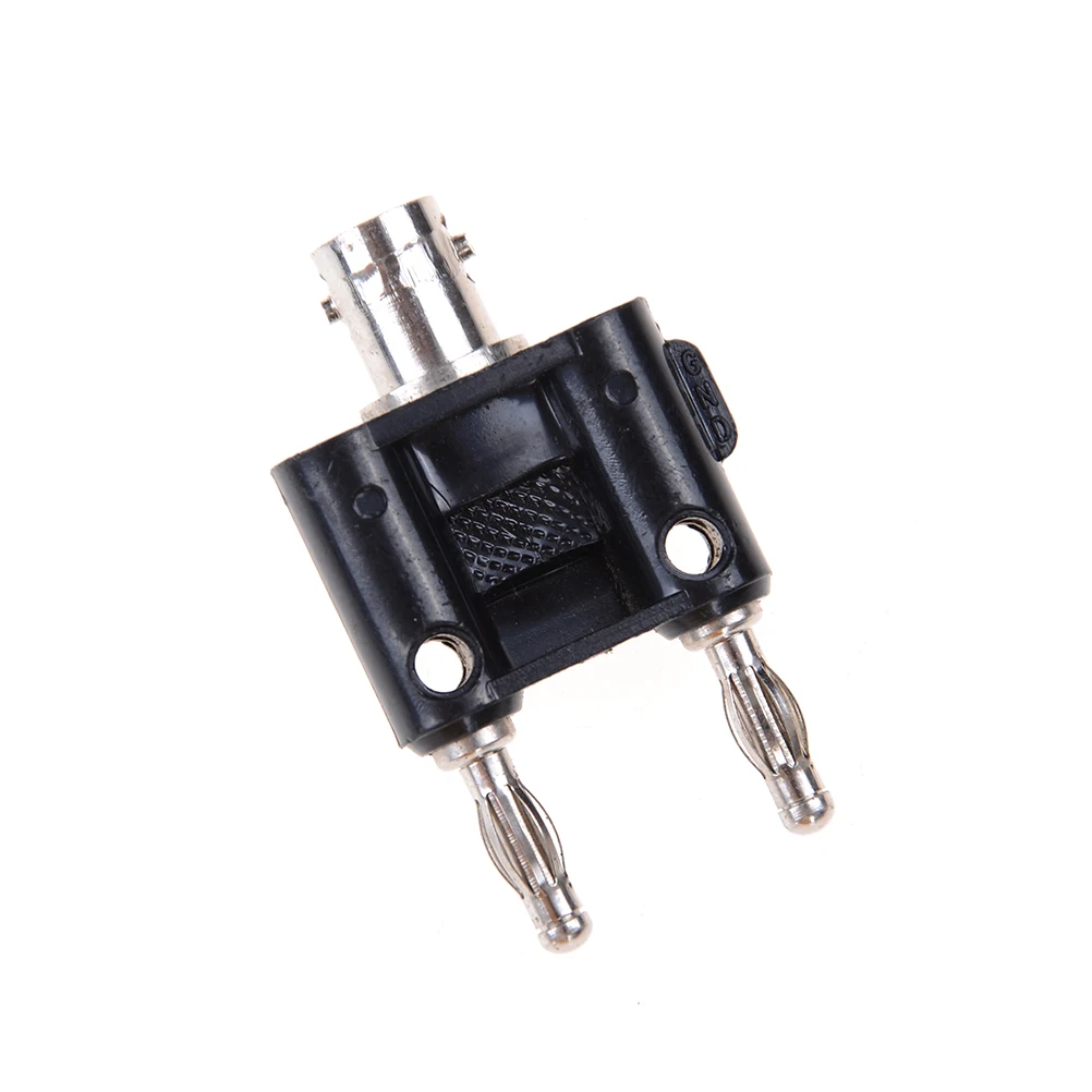 1x Adapter BNC Female Jack To Two Dual 4mm Banana Binding Male Plug Connector | Обустройство дома