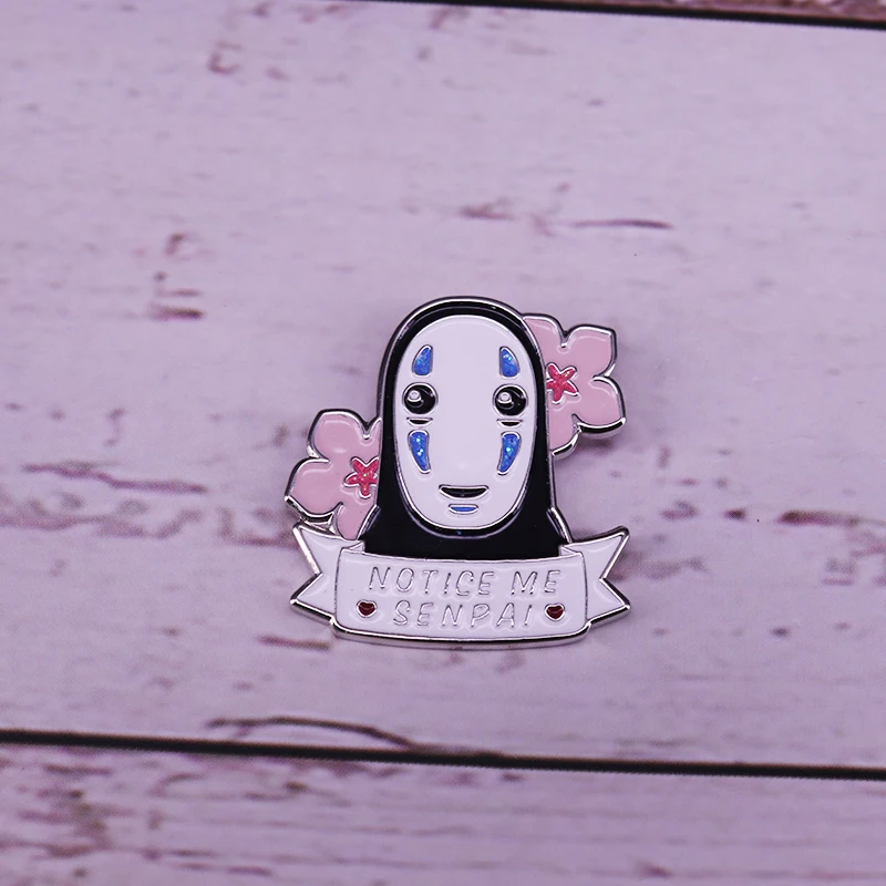 Унесенные призраками noface эмали штырь отворотом studio ghibli персонаж на булавке