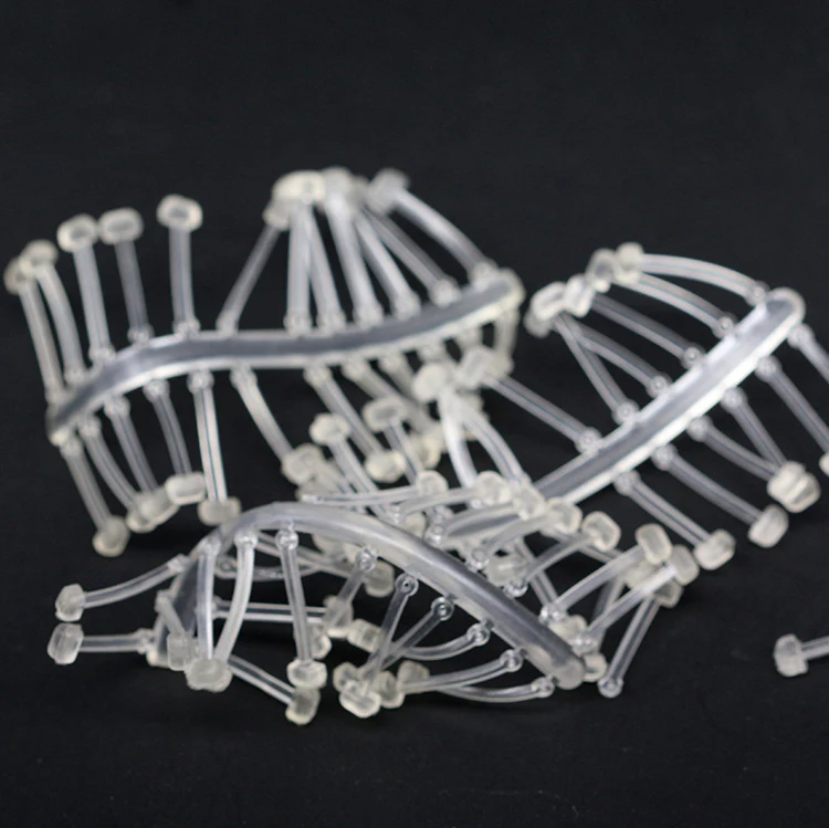 5Cards Carp Fishing Hair Rig 20/22/25/27mm Fishing Bait Stop Pop Up Rig Stoppers Clear Color Boilie Inserts B368