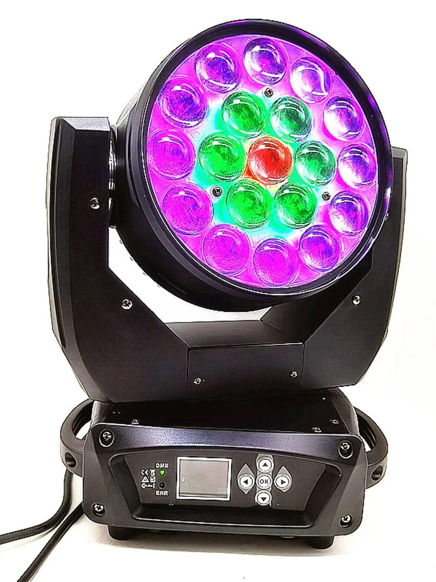 Профессиональная DJ/светодиодная сценическая машина DMX512 Zoom Beam круглая