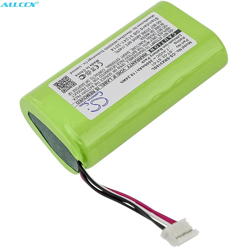 CameronSino 7 4 V 2600mAh ST 01 батареи для Sony SRS X3 XB2 XB20|Цифровые аккумуляторы| |