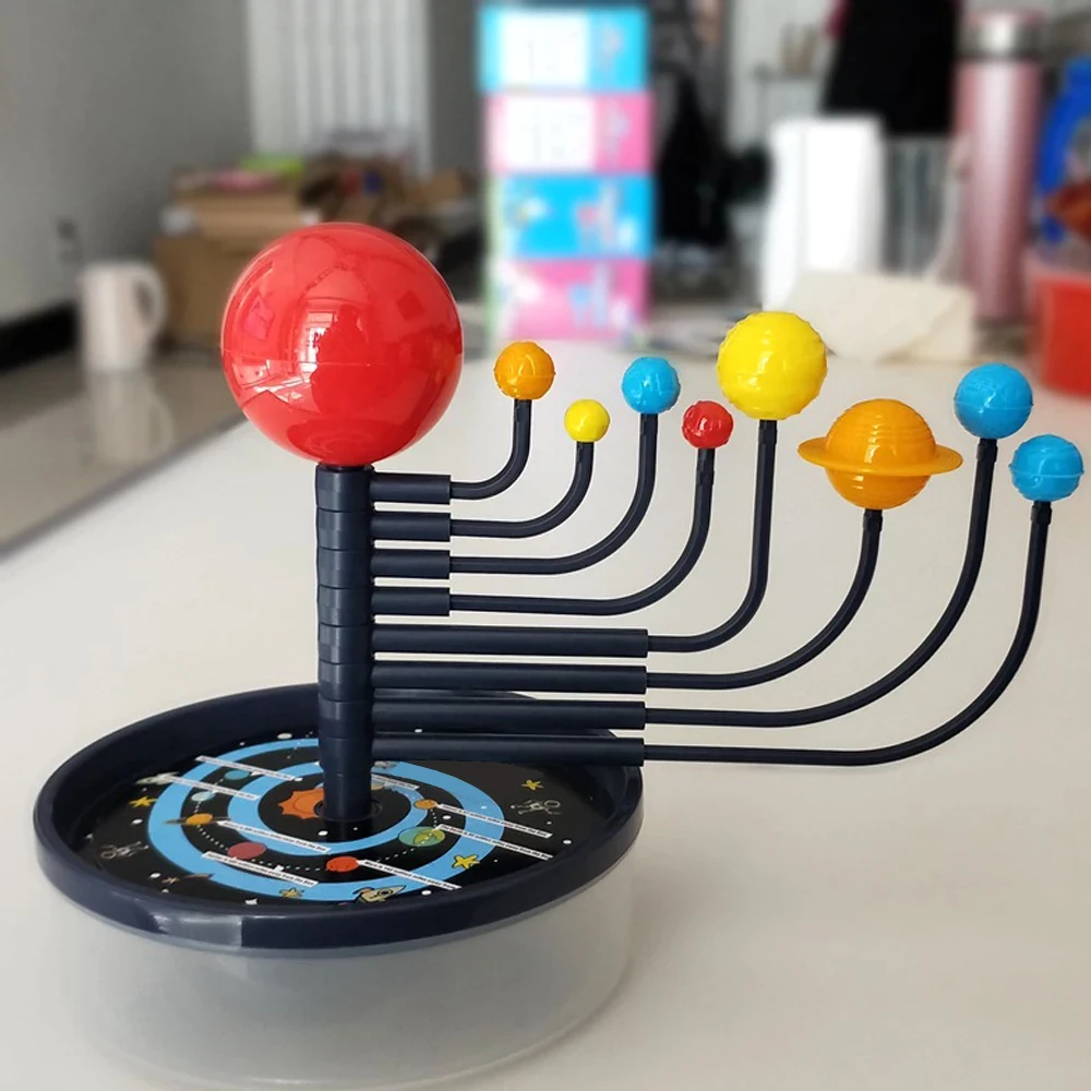 1 Set Solar System Model Kit Nine Planets Science DIY Assembly Parent-child Interaction Planetarium Kids Educational Toy | Игрушки и