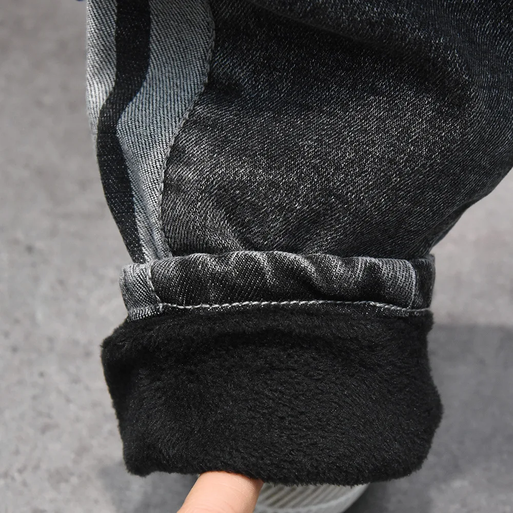 

2-6Years Boys Jeans Kids Trousers Fashion Children Boys Jeans Kids Fashion Denim Pants winter Baby Casual Pants Infant