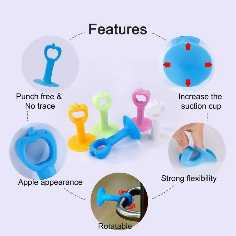 1 шт. многофункциональная Противоударная дверная ручка пробка с амортизирующим