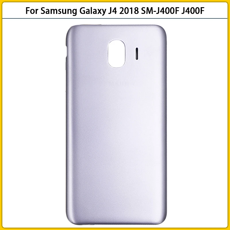 Новый чехол для задней крышки J400G Samsung Galaxy J4 2018 SM J400F J400FN J400DS Пластиковая Крышка
